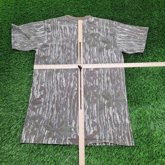 Vintage 90s Spartan RealTree Shirt Large 21x31 Brown Green - Picture 3 of 12